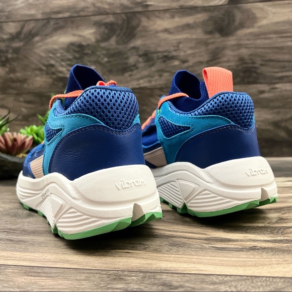 NIB Brandblack Aura 421BB Athletic Sneaker Running Shoes Blue Orange 8 39 - Picture 7 of 12